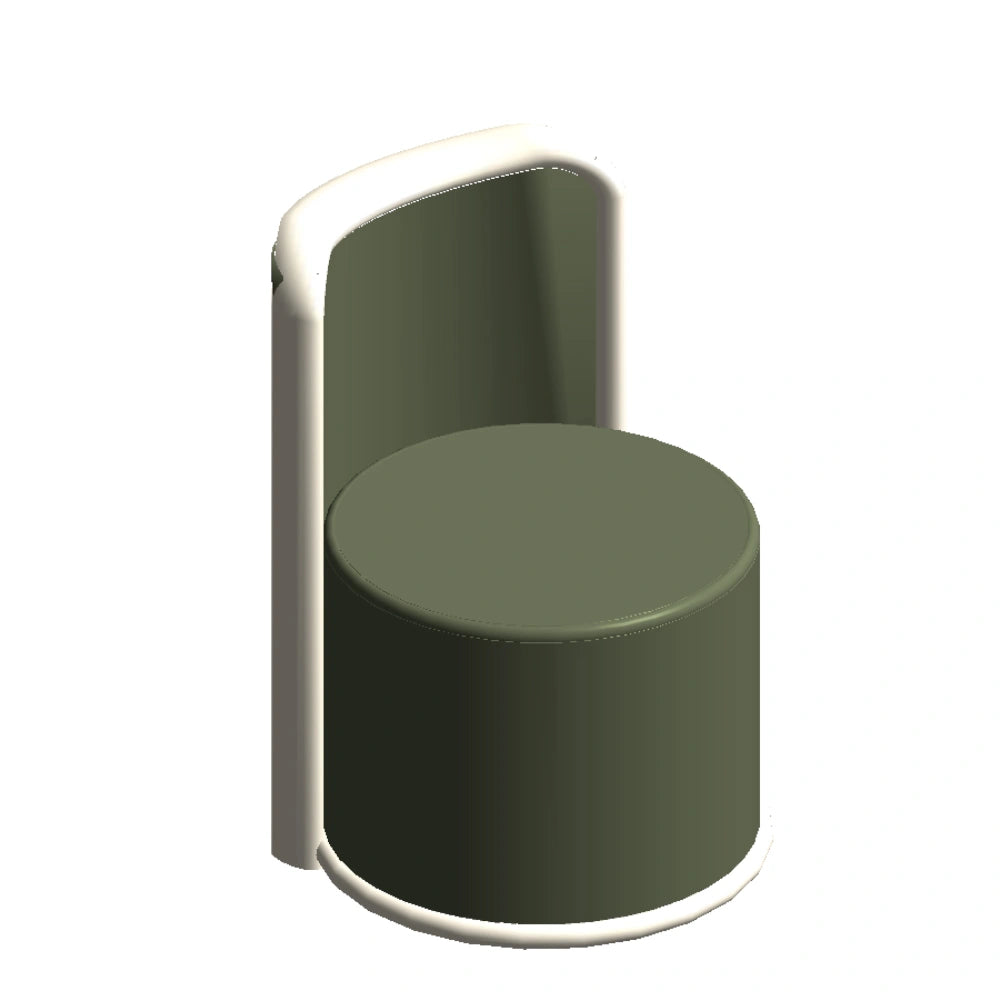 Follow Swivel Armchair - Eden Leaf