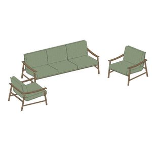Masaya 4-Piece Outdoor Lounge Setting