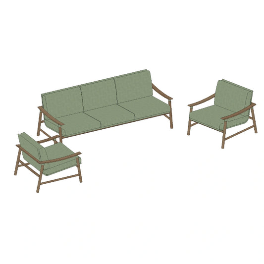 Masaya 4-Piece Outdoor Lounge Setting