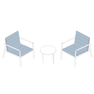 Florida 3-Piece Outdoor Chat Setting