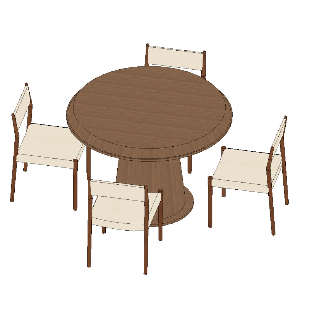 Tone Dining Package - Deep Oak / Teak