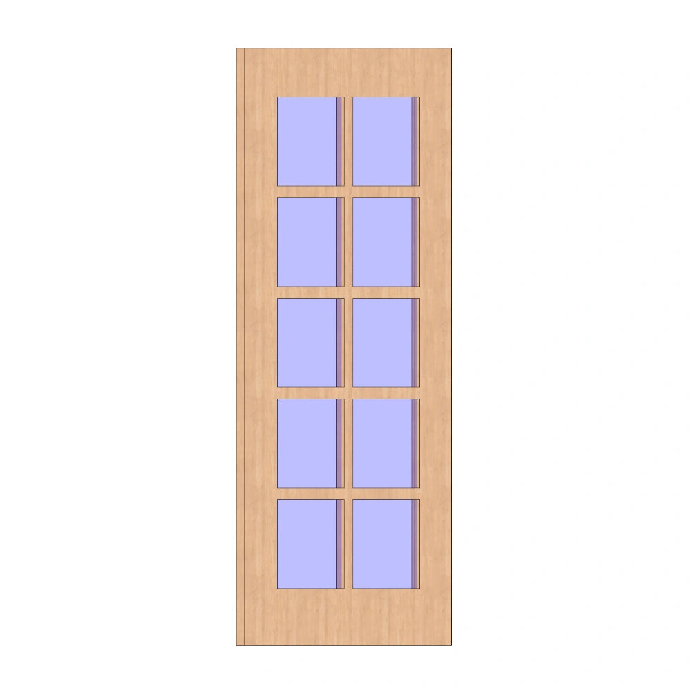French 10L Entrance - Double-Glazed Glass