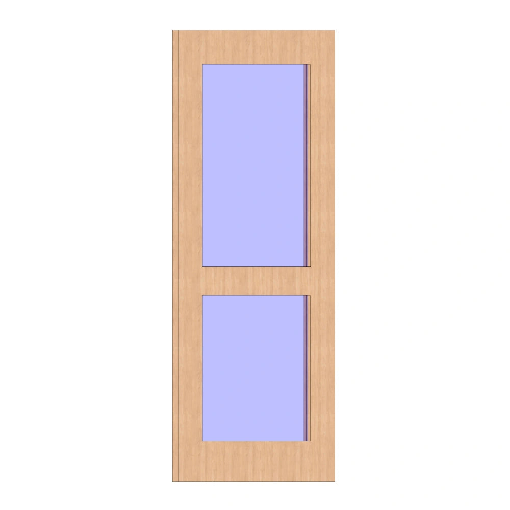 French 2G Entrance - Double-Glazed Glass