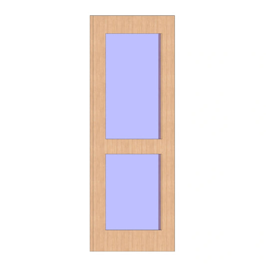 French 2G Entrance - Double-Glazed Glass