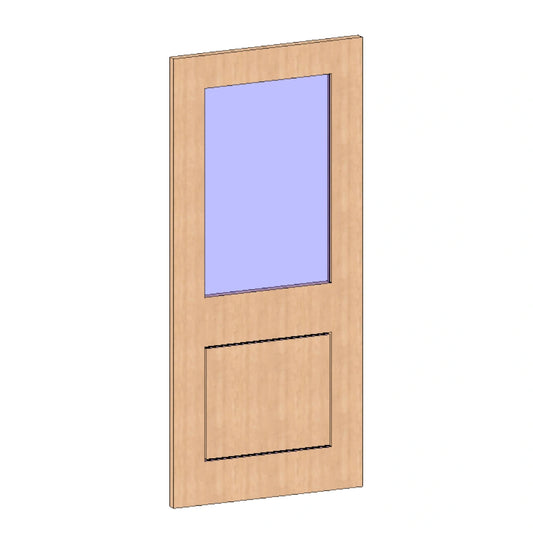 2PG - 2040 x 40mm Door INSTALLED PACKAGE