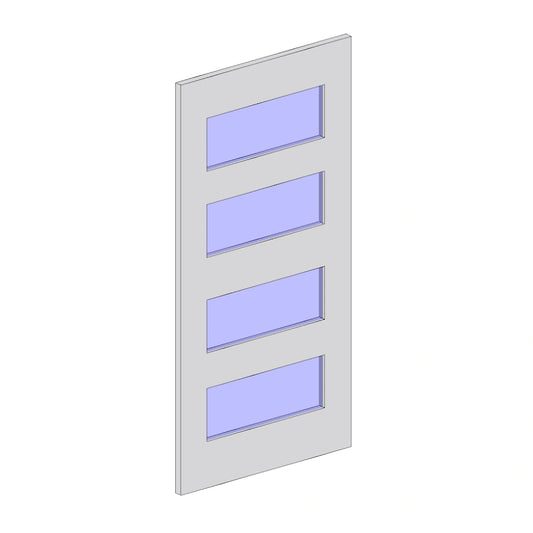 Modern Solid Front Doors - MO8