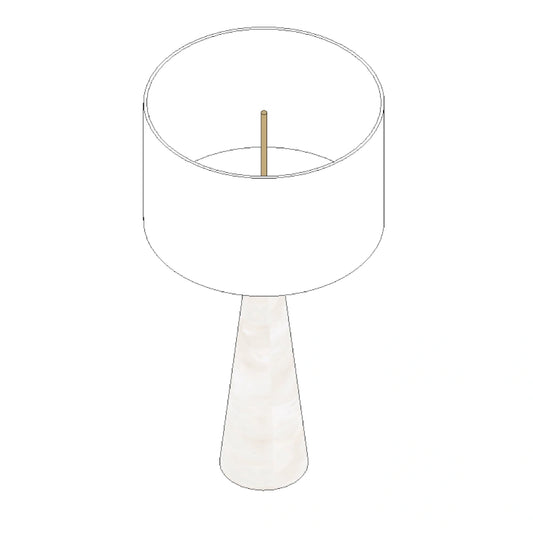 Fortune Alabaster Table Lamp