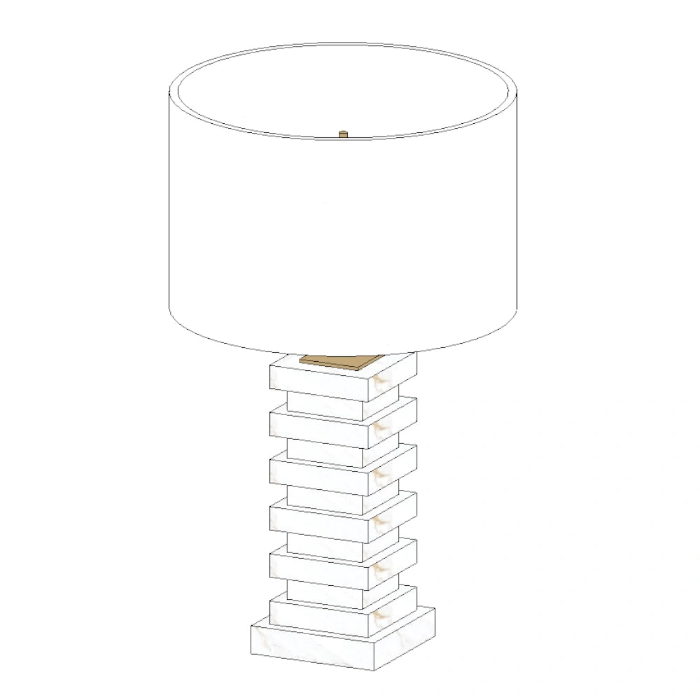 Tamsin Alabaster Table Lamp