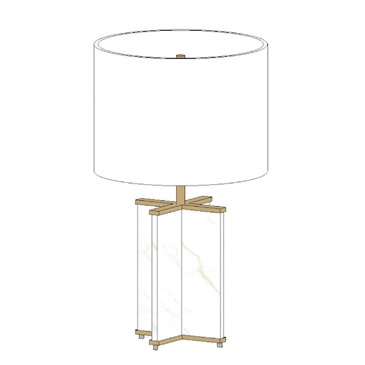 Saint Germain Marble Table Lamp