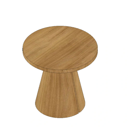 Luna Round Dining Table 120cm - Oak